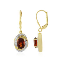 Orecchini in argento con Citrino Madeira