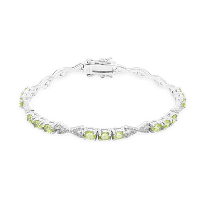 Bracciale in argento con Peridoto