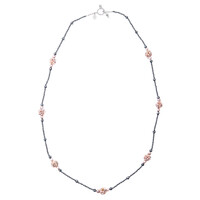 Collana in argento con Ematite Nera (Dallas Prince Designs)