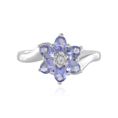 Anello in argento con Tanzanite