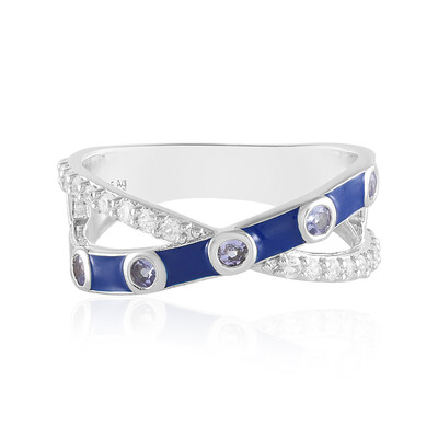 Anello in argento con Tanzanite