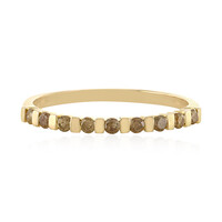 Anello in oro con Diamante Cioccolato I1