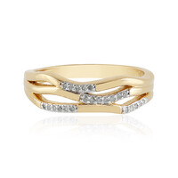 Anello in argento con Diamante I2 (J)