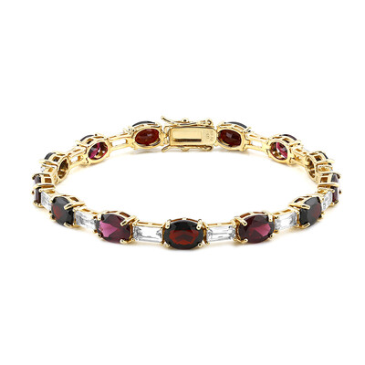 Bracciale in argento con Granato