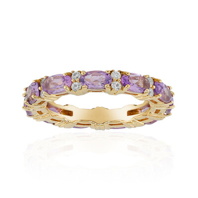 Anello in argento con Ametista