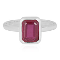 Anello in argento con Rubino del Madagascar