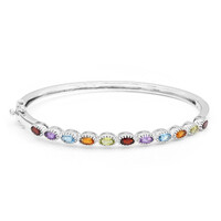 Bracciale in argento con Granato Mandarino
