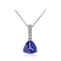 Collana in oro con Tanzanite AAA
