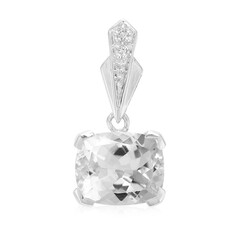 Ciondolo in argento con Goshenite