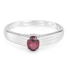Anello in argento con Rodolite Brasiliana