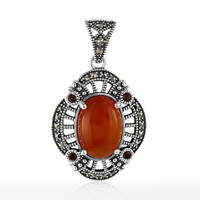 Ciondolo in argento con Corniola (Annette classic)