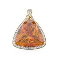 Ciondolo in oro con Sfalerite (AMAYANI)