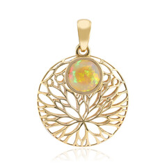 Ciondolo in oro con Opale di Welo AAA (Ornaments by de Melo)