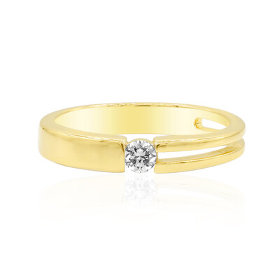 Anello in oro con Diamante IF (D) (Annette)