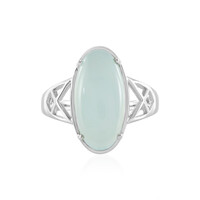 Anello in argento con Calcedonio Acqua