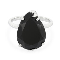 Anello in argento con Onice Nero