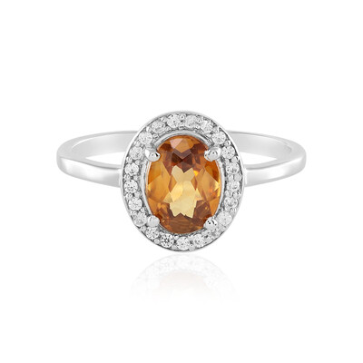Anello in argento con Zircone Mandarino