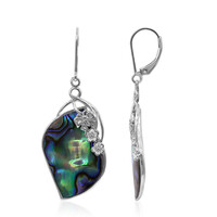 Orecchini in argento con Conchiglia Abalone (Art of Nature)