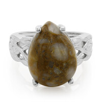 Anello in argento con Quarzo Dinosauro