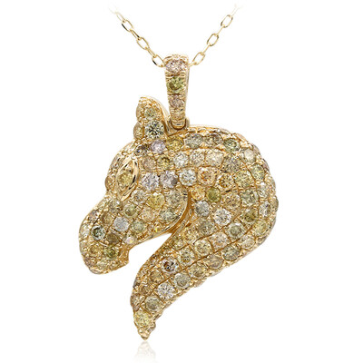 Collana in oro con Diamante Fancy SI2 (CIRARI)
