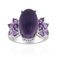 Anello in argento con Charoite
