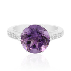 Anello in argento con Ametista