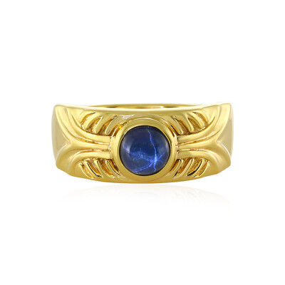 Anello in argento con Zaffiro Stellato Blu