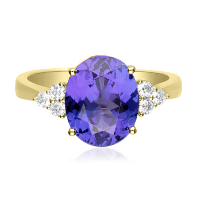 Anello in oro con Tanzanite AAA (CIRARI)