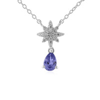 Collana in argento con Tanzanite