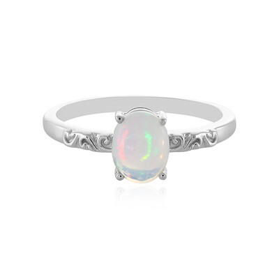 Anello in argento con Opale di Welo
