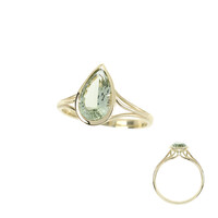 Anello in oro con Ametista Verde