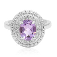 Anello in argento con Ametista