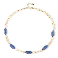 Collana in argento con Cianite del Nepal (Riya)