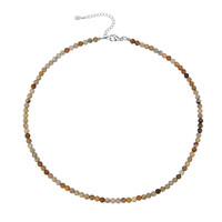 Collana in argento con Corallo Pietrificato