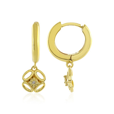 Orecchini in argento con Diamante PK (J)