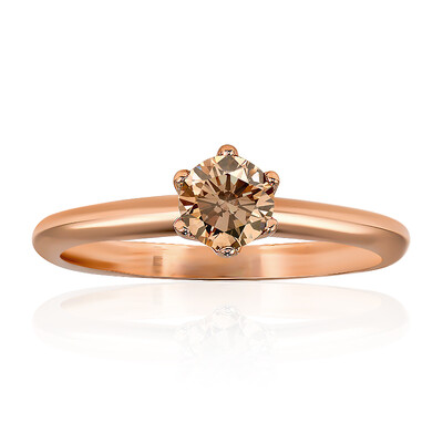 Anello in oro con Diamante Rose de France VS1 di Argyle (Annette)