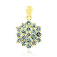 Ciondolo in oro con Tormalina Paraiba Nigeriana