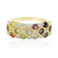 Anello in argento con Granato