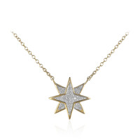 Collana in argento con Diamante I3 (I)