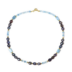 Collana in argento con Acquamarina
