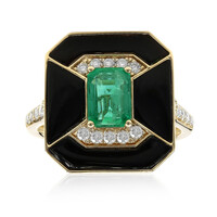 Anello in oro con Smeraldo Zambia AAA (CIRARI)