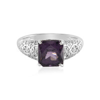 Anello in oro con Spinello Lavanda Luc Yen (AMAYANI)