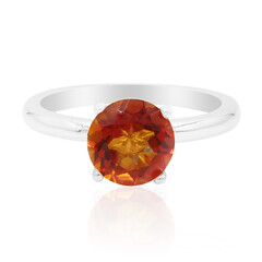 Anello in argento con Quarzo Mistico Crepuscolo