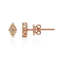Orecchini in oro con Diamante Rose de France SI1 di Argyle