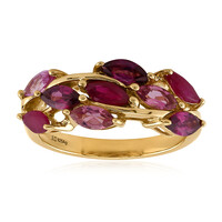 Anello in argento con Rodolite