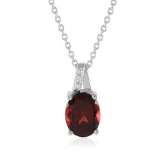 Collana in argento con Granato d’India