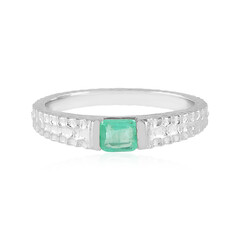 Anello in argento con Smeraldo Russo