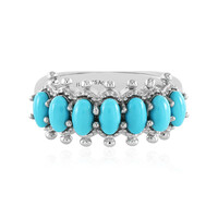 Anello in argento con Turchese Sleeping Beauty (Dallas Prince Designs)