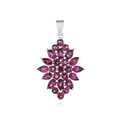 Ciondolo in argento con Rodolite