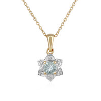 Collana in argento con Acquamarina